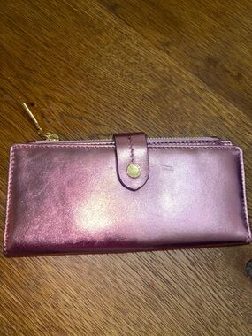 Aimee Metallic Pink Women's Wallet